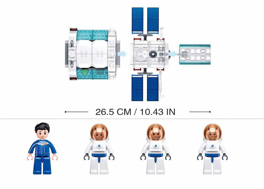 Sluban - Space - Dream Space Station Core Module - 502 Pcs - Age 7+