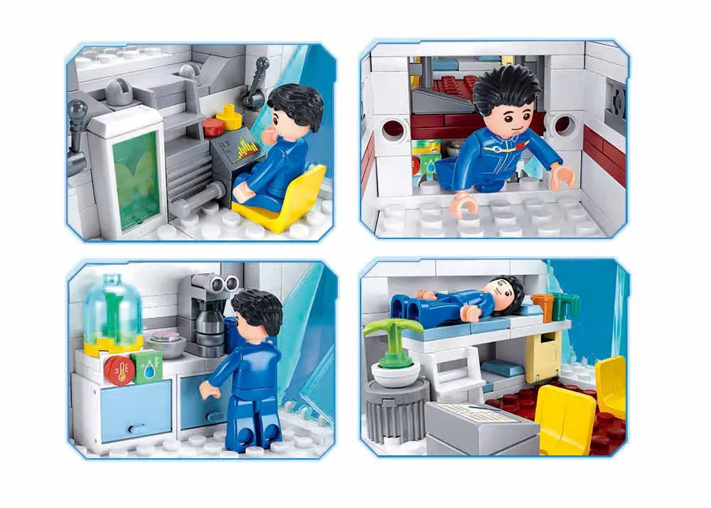 Sluban - Space - Dream Space Station Core Module - 502 Pcs - Age 7+
