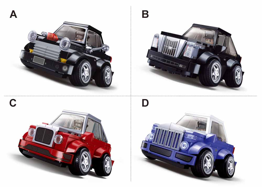 Sluban - Mcar - Hell Of Flush - Regal Car - 4 Types - Age 6+