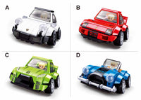Sluban - Mcar - Hell Of Flush - Classic Car - 4 Types - Age 6+