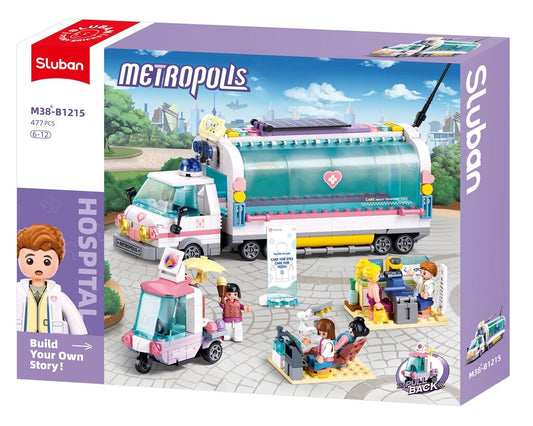 Sluban - Metropolis - Mobile Nursing Car - Age 6+