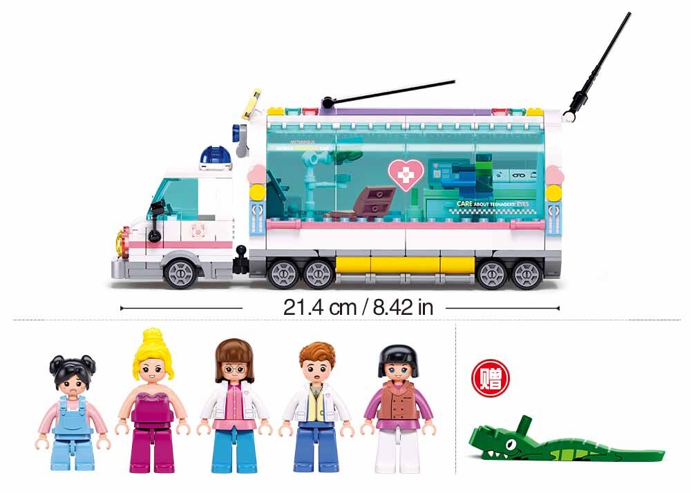 Sluban - Metropolis - Mobile Nursing Car - Age 6+