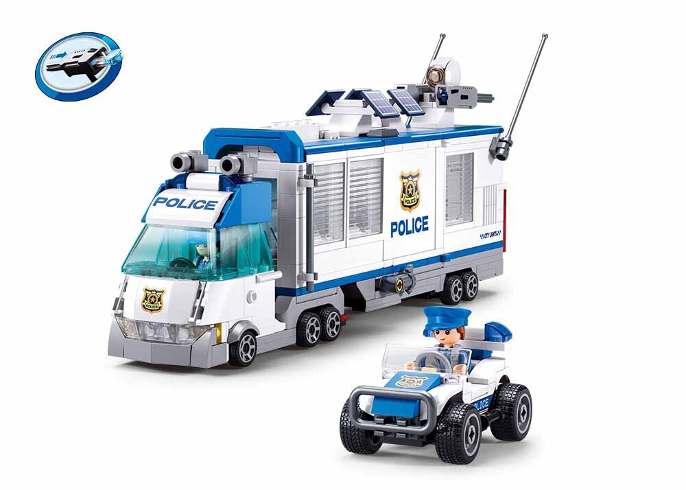 Sluban - Metropolis Invasion The Command Vehicle (Pull Back) - Age 6+