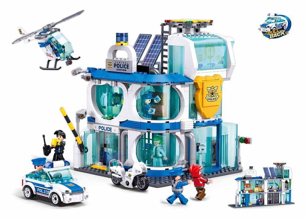 Sluban - Metropolis - Central Police Station (Pull Back) - Age 6+