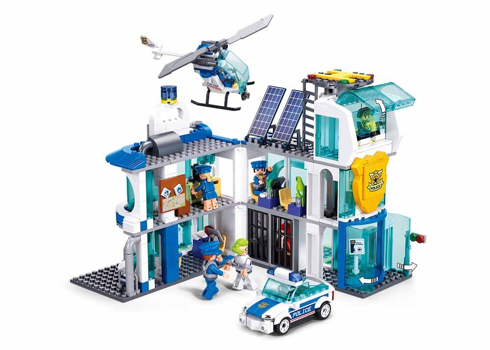 Sluban - Metropolis - Central Police Station (Pull Back) - Age 6+