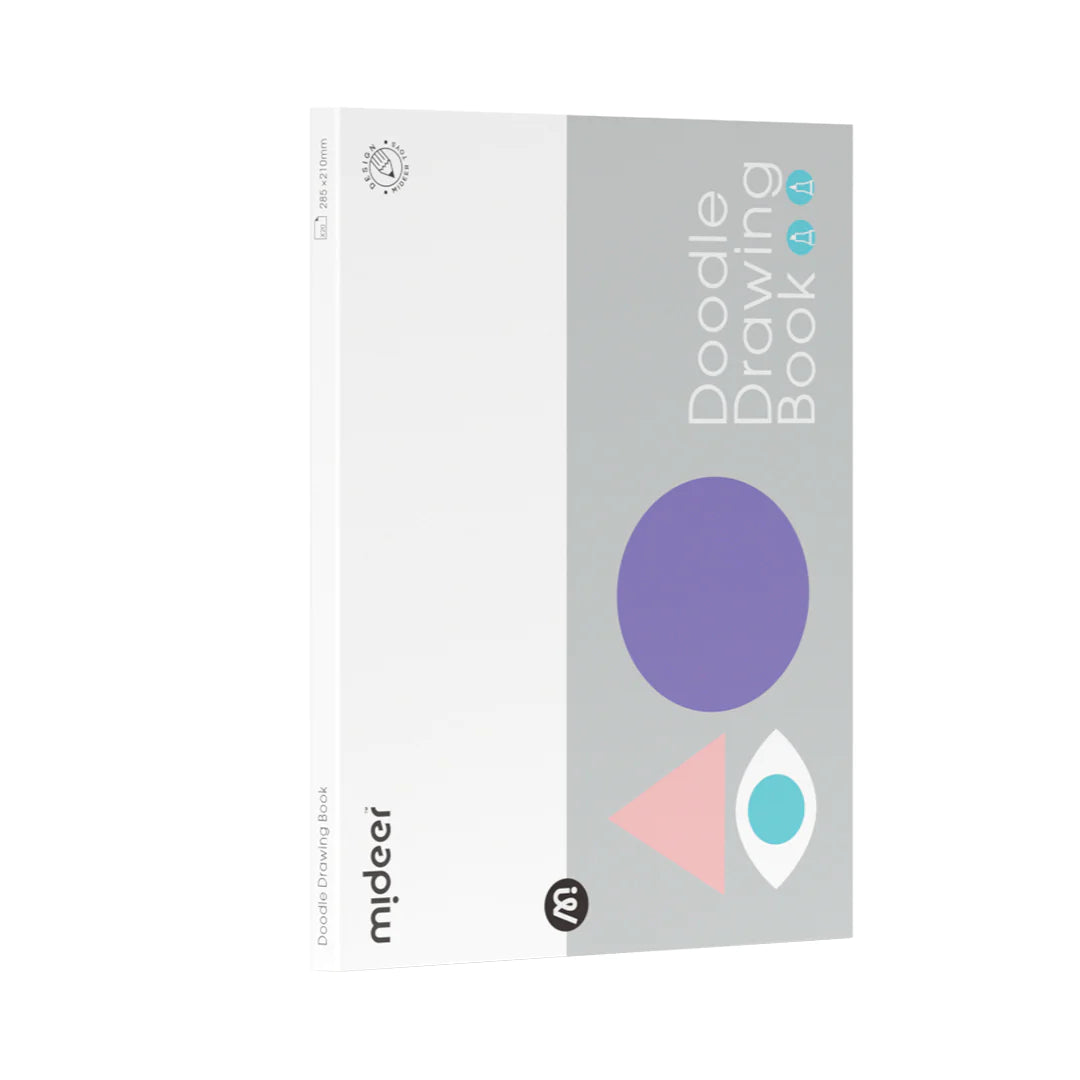 Mideer - Drawing Doodle Book - Plain Paper - Age 3+