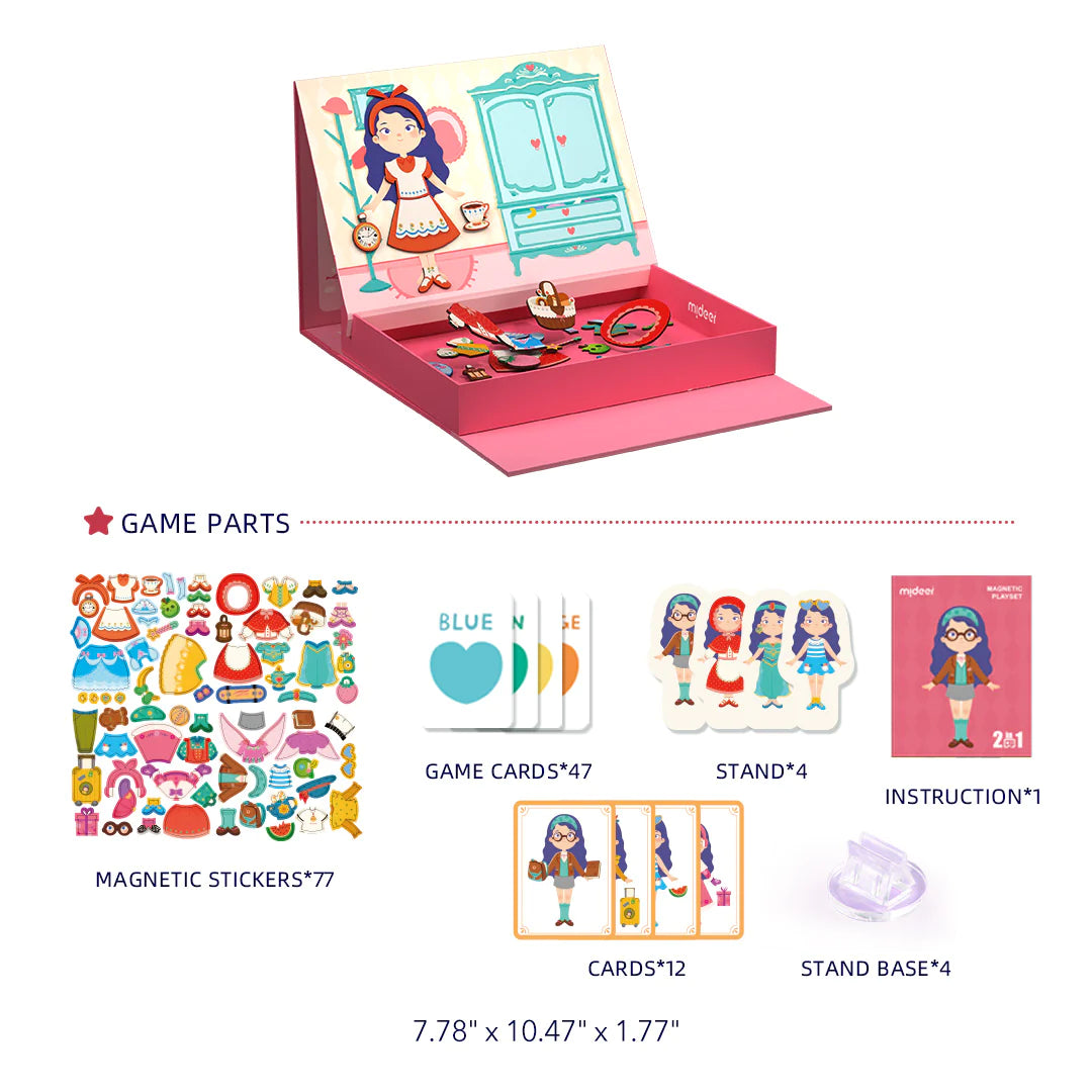 Mideer - Magnetic Puzzle - Sweet Girl - age +3