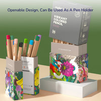 Mideer - Vibrant Colored Pencil - 24 Colors - Age 4+