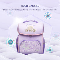 Mideer - Spinecare Kids Backpack - Cat - Purple - Age 6-9