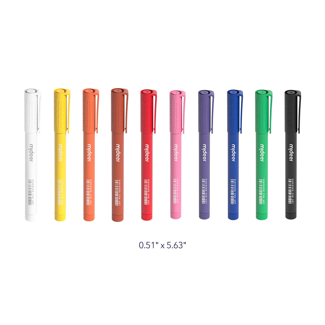 Mideer - Versatile Paint Marker - 10 colors - Age 3+