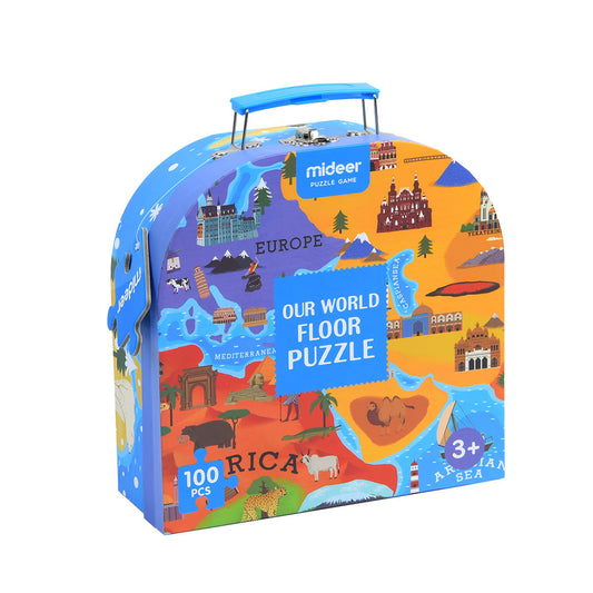 Mideer Portable Puzzle Box: Our World
