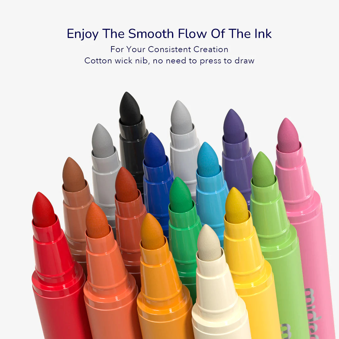 Mideer - Versatile Paint Marker - 10 colors - Age 3+