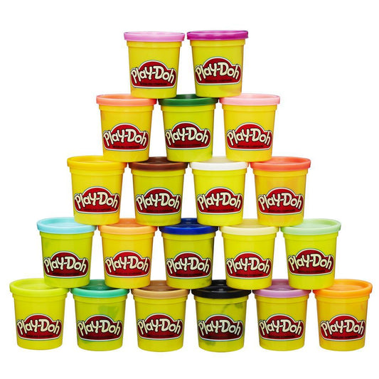 Play-Doh Super Color 20-Pack of assorted modeling compound cans