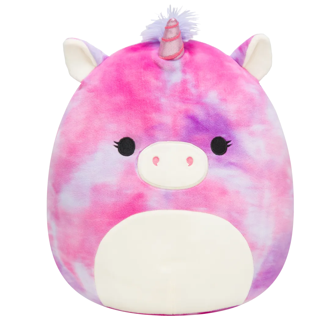 Squishmallows Lola the Tie-Dye Unicorn 7.5 inch plush