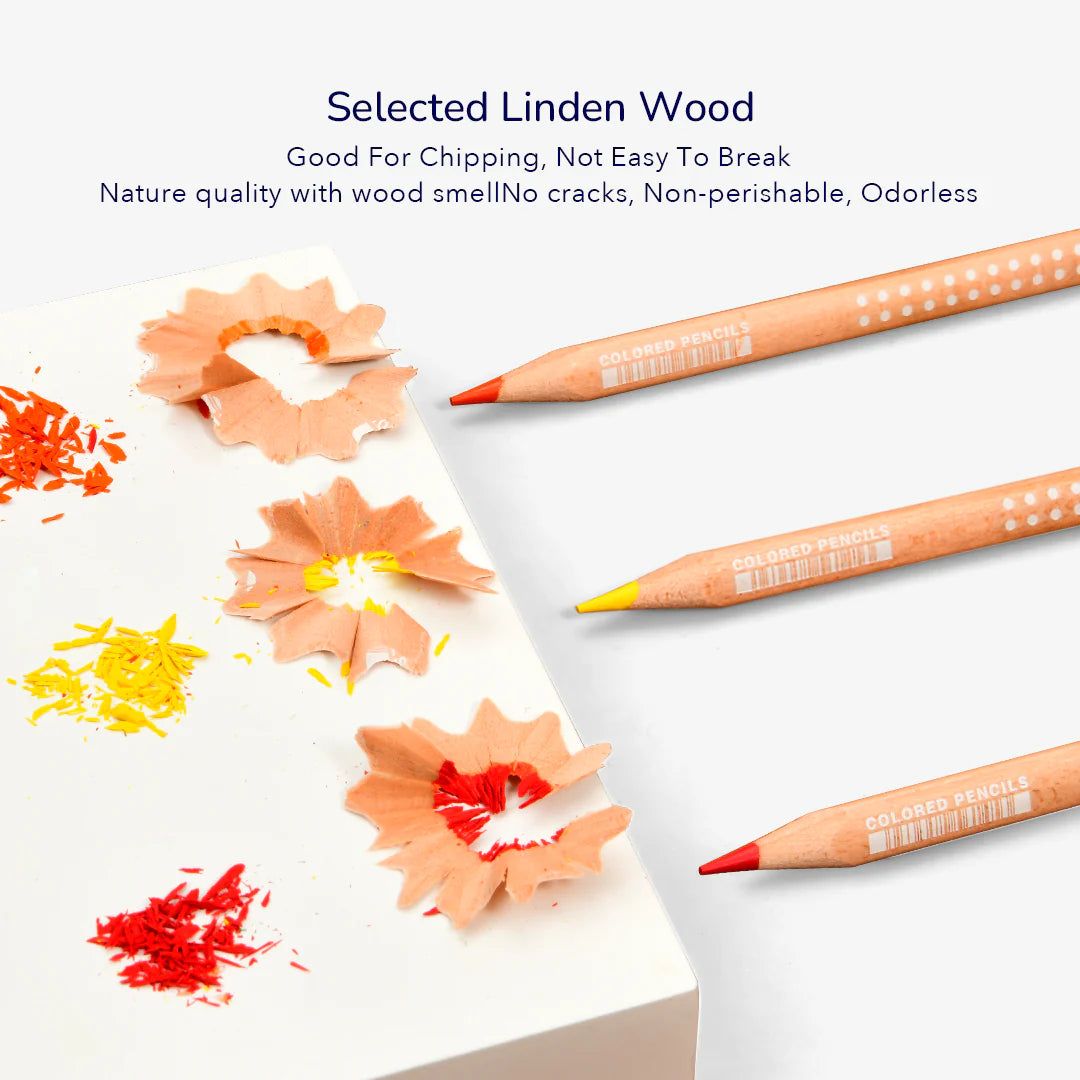 Mideer - Vibrant Colored Pencil - 48 Colors - Age 4+