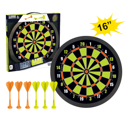 Aojie Sport – 16 Target Set (W/ 6 Darts) - Ages 6+