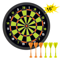 Aojie Sport – 16 Target Set (W/ 6 Darts) - Ages 6+