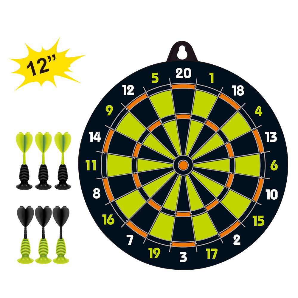 Aojie Sport – 12 Target Set with 6 Darts – Age 6+