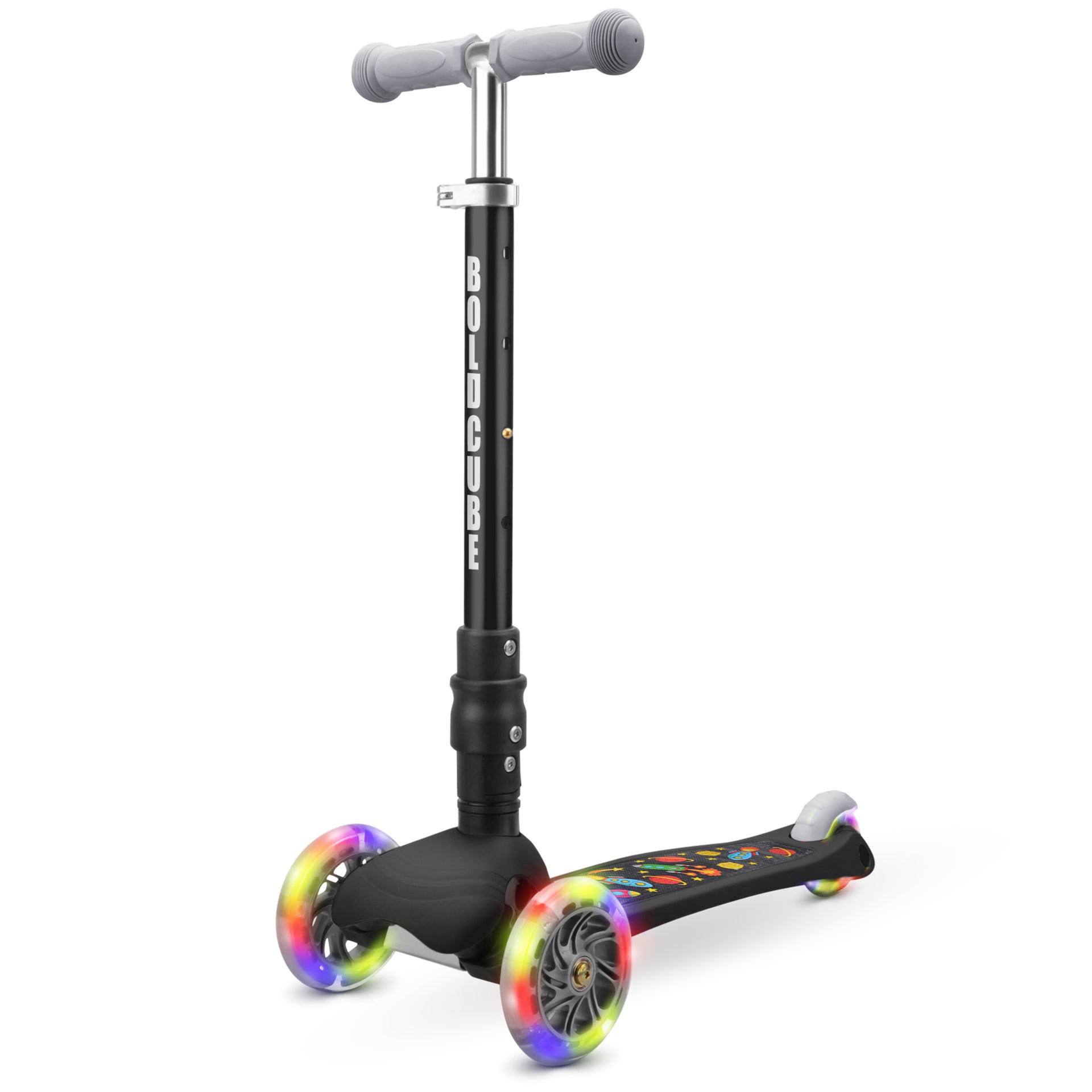 Bold Cube - Three Wheel Scooter Teeny - Rocket Black - Age 3-8