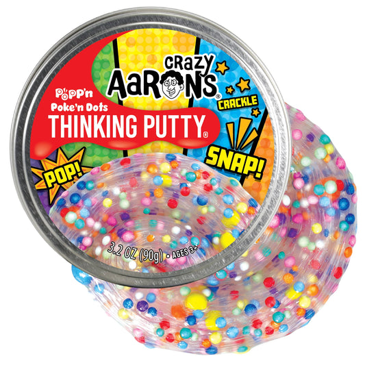 Crazy Aaron's Poke'n Dots full-size Thinking Putty tin