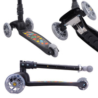 Bold Cube - Three Wheel Scooter Teeny - Rocket Black - Age 3-8
