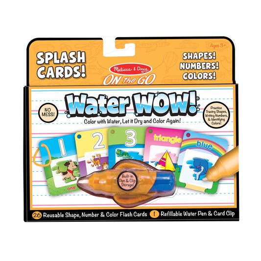 Melissa & Doug Water Wow! Number, Color, Shape Cards