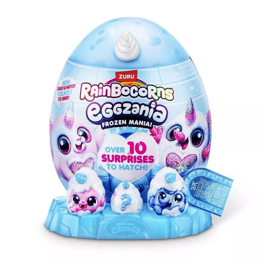 Rainbocorns Eggzania Frozen Mania Series 1 surprise egg packaging