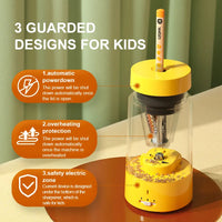 Mideer - Automatic Pencil Sharpener - Cloudy Grey - Age 3+