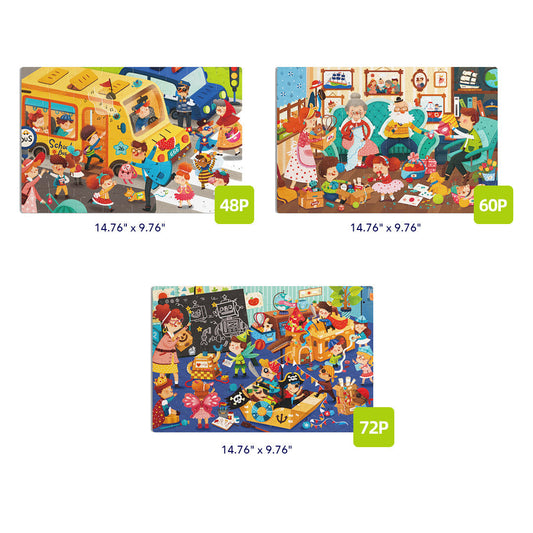 Mideer Level Up! Puzzle - Baby's Routine