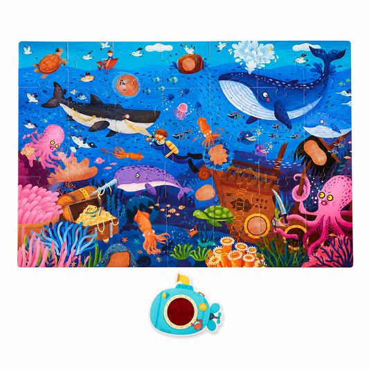 Mideer Ocean Secrets puzzle front view on pure white
