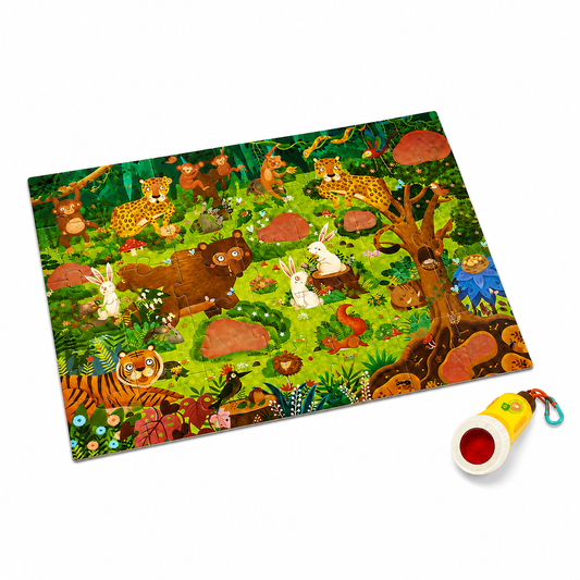 Mideer Forest Mysteries puzzle front view on pure white