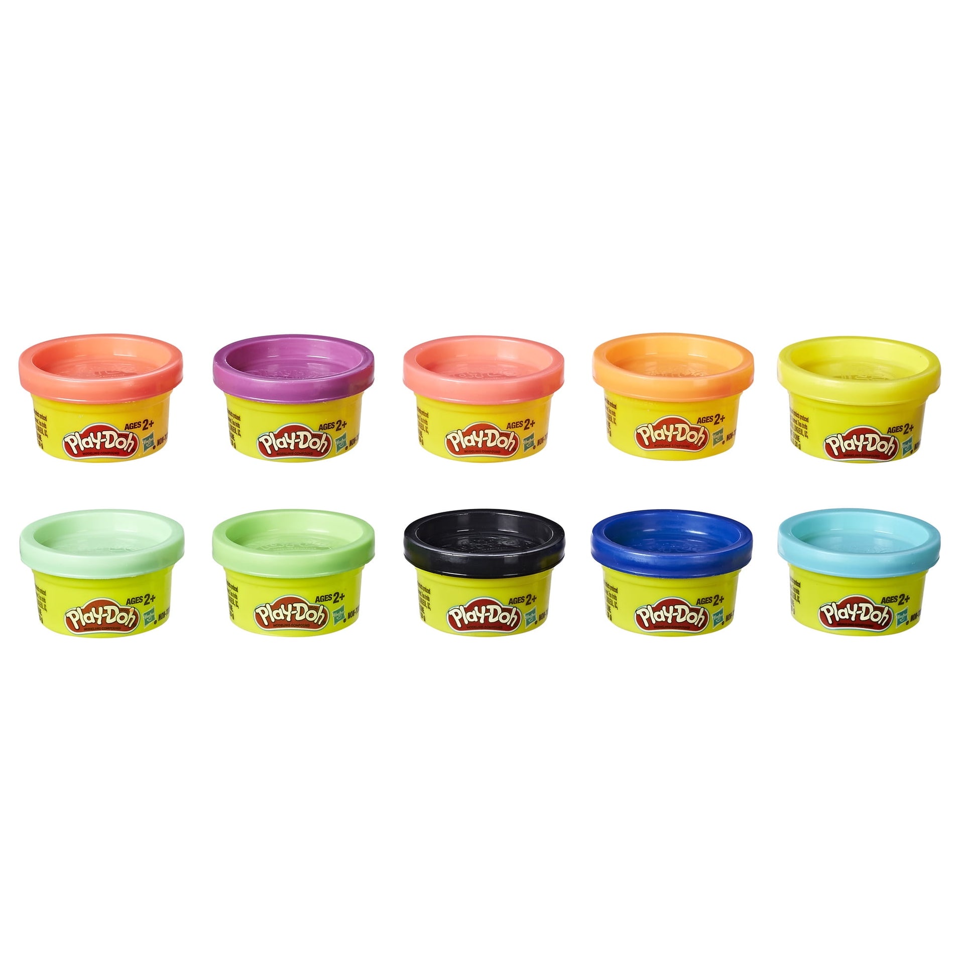 Play-Doh Party Pack of 10 mini modeling compound cans