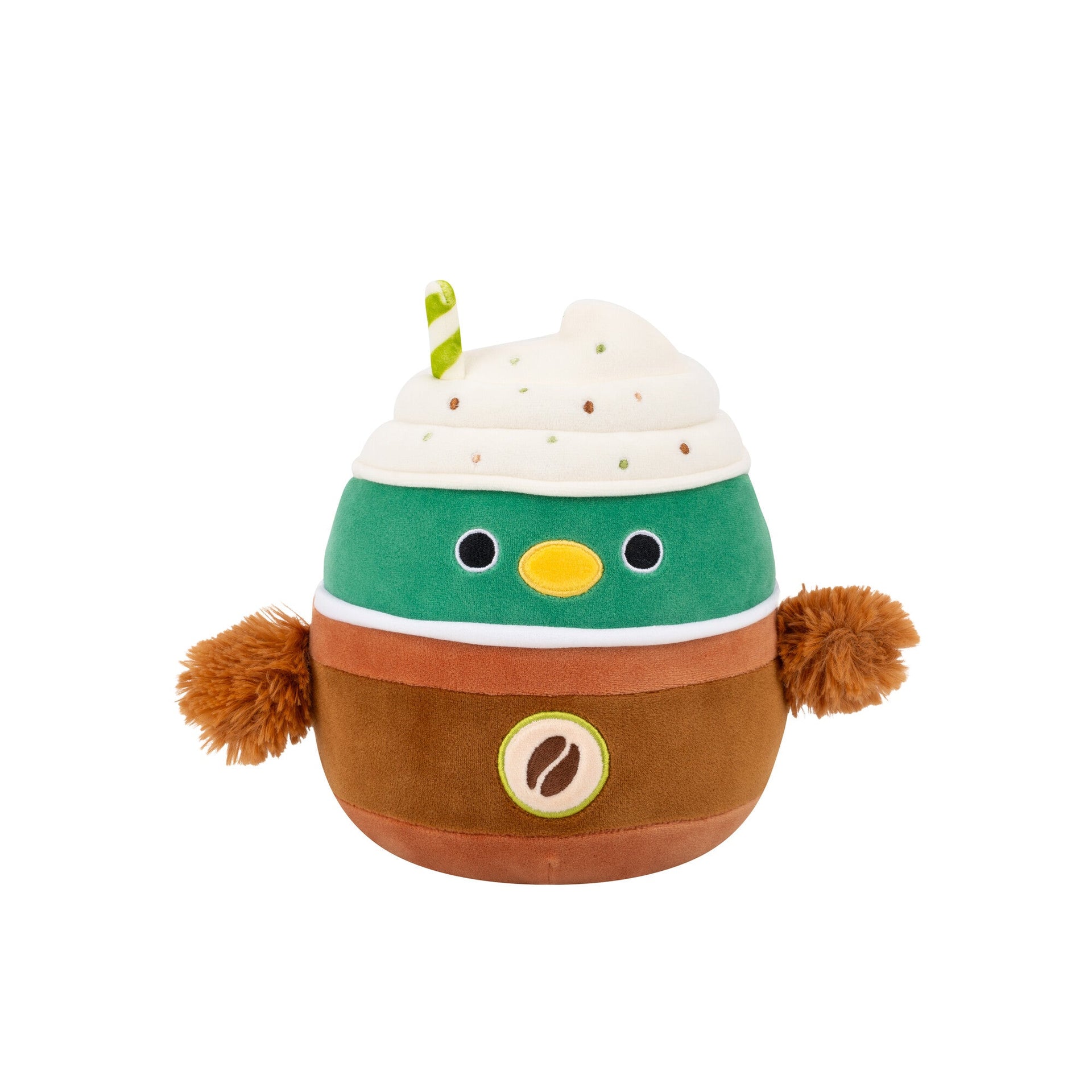 Squishmallows 7.5 inch Avery the Mallard Duck Frappuccino plush toy