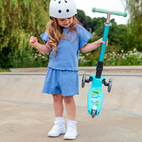 Bold Cube - Three Wheel Scooter Teeny - Ocean Aqua - Age 3-8
