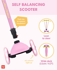 Bold Cube - Three Wheel Scooter Teeny - Pink - Age 3-6