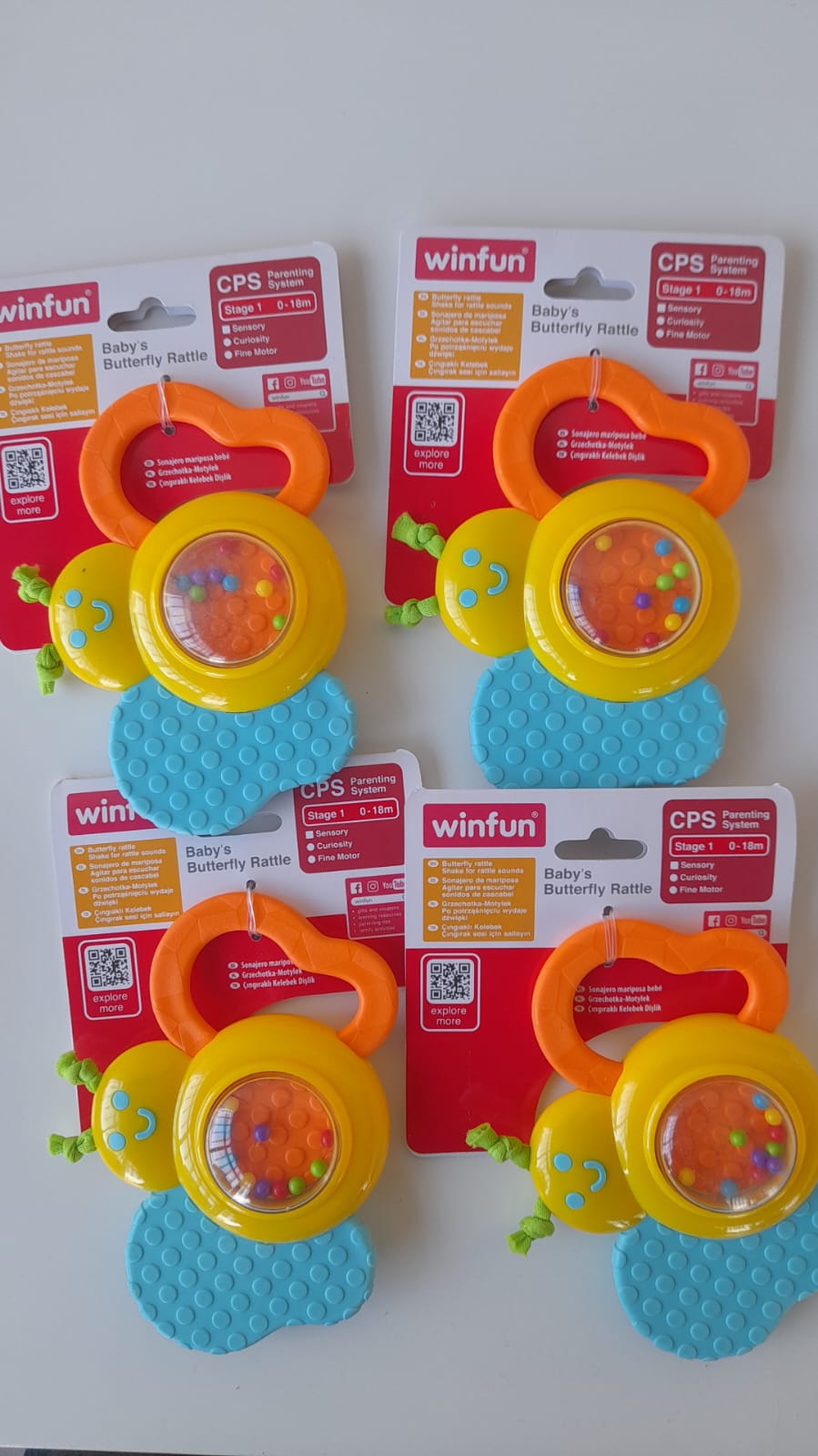 baby buterfly rattle