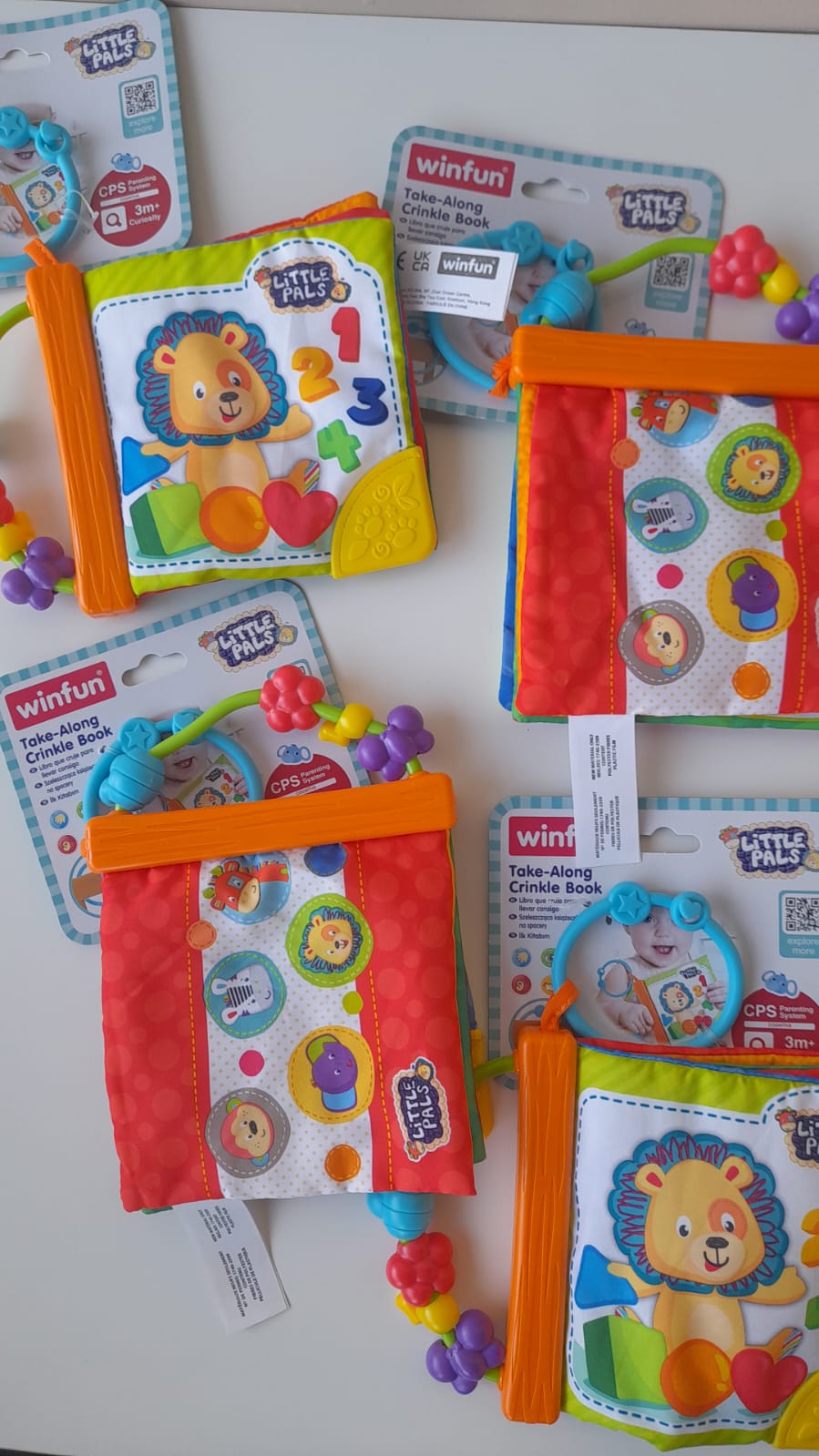 take along crinkle book