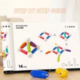 Mideer - Rainbow Magnetic Sticks - 100Pcs - Age +3