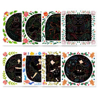Mideer - Scratch Art Card - Girl - age 3+