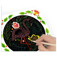 Mideer - Scratch Art Card - Girl - age 3+