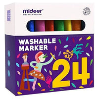 Mideer - Washable Marker - 24 colors - Age 3+
