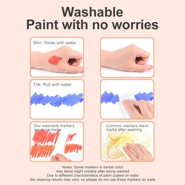 Mideer - Washable Marker - 24 colors - Age 3+