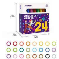 Mideer - Washable Marker - 24 colors - Age 3+