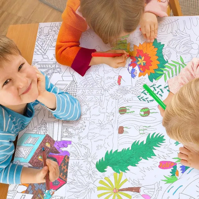 Mideer - Giant Coloring roll - jungle - Age 3+