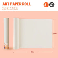 Mideer - 25m Painting Paper Roll - Age 3+