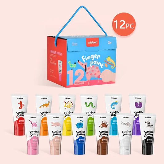 Mideer - Finger Paint - 12 colors - Age 3+