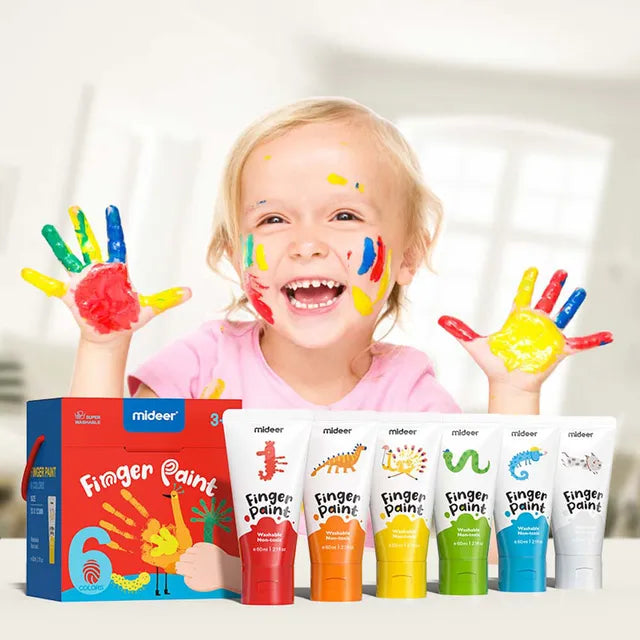 Mideer - Finger Paint - 6 colors - Age 3+