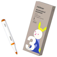 Mideer - Washable Marker Small Tip - 3 Colors - Age 3+