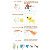 Mideer - Finger Paint paper - 15 sheets - Age 3+