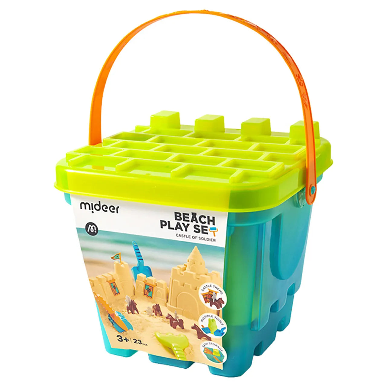 Mideer - Versatile Beach Play Set - Castle of Soldier - Age 3+